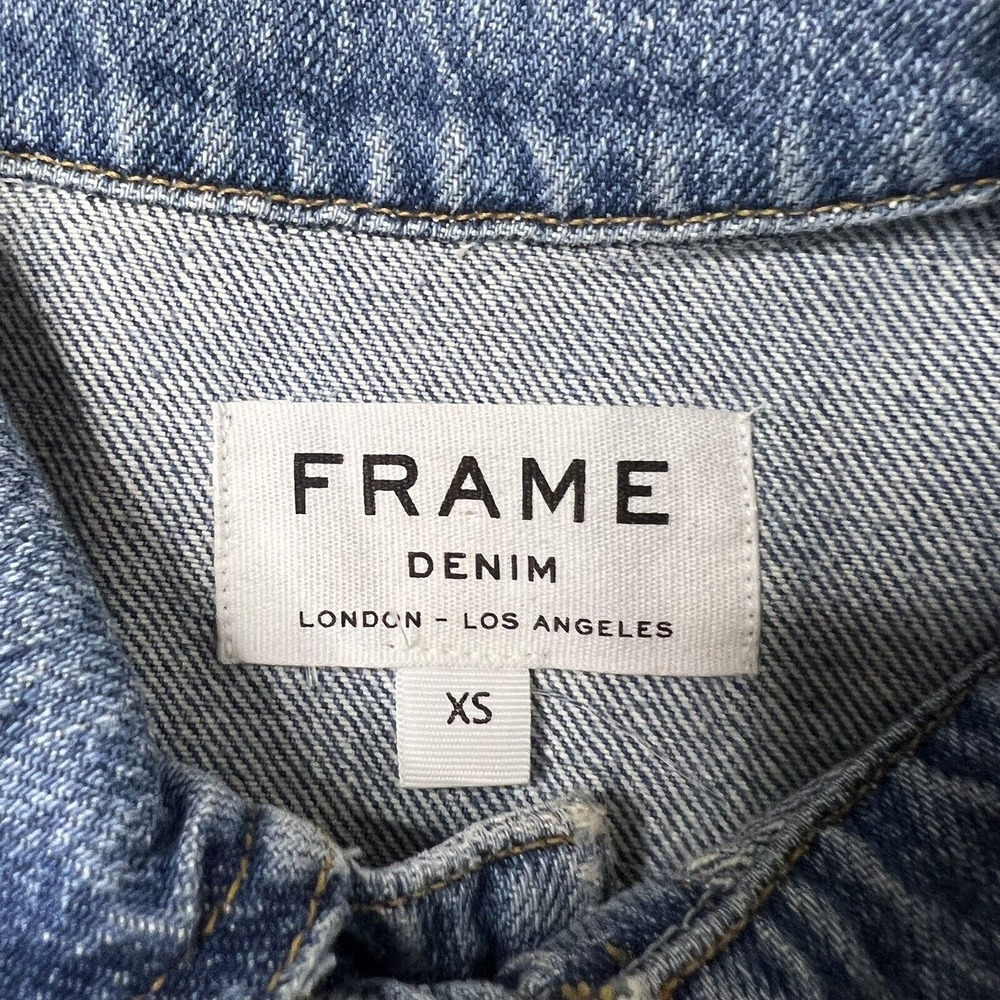 FRAME Le Vintage Jean Jacket In Canyon Cove Denim Womens XS - Picture 3 of 12